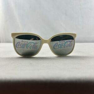 Vintage Coca-Cola white frame sunglasses